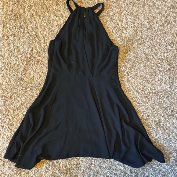 Express Black Halter Backless Cocktail Dress - Picture 4 of 9